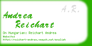 andrea reichart business card